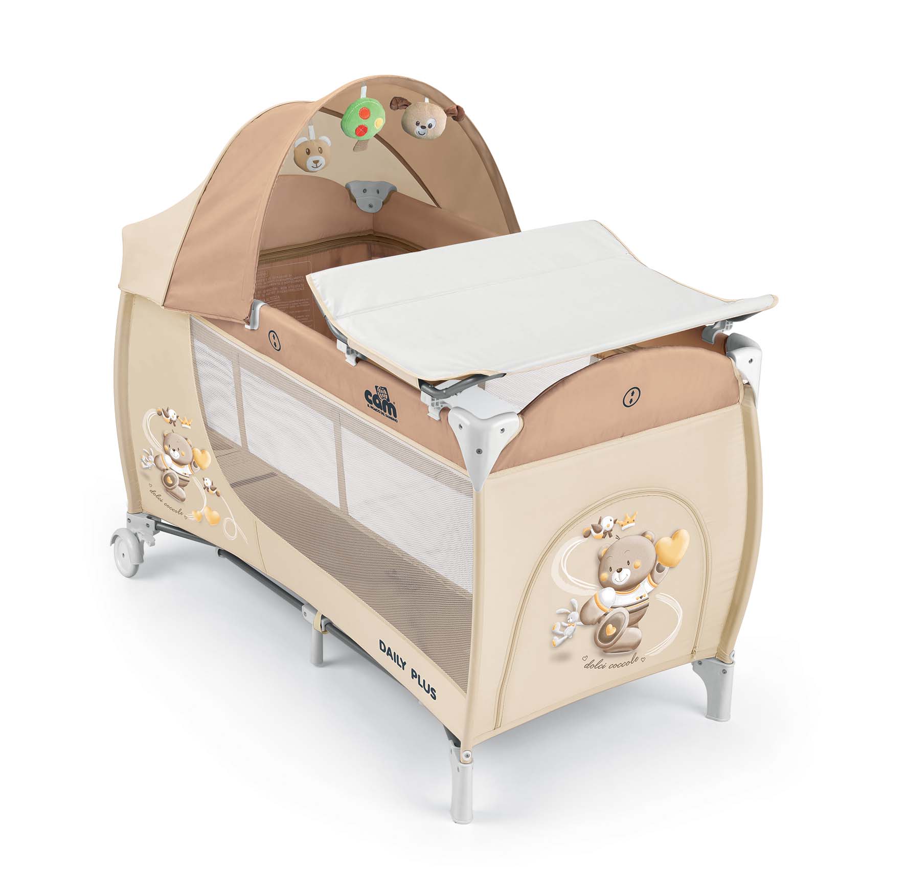 детская кроватка с откидным пеленальным столиком