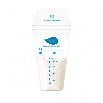 Одноразовые пакеты для хранения и замораживания грудного для молока Nuvita Disposable, 25 шт