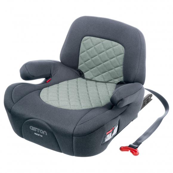 Автокресло-бустер Best Baby ASTON ISOFIX, группа 3 - серый-зеленый