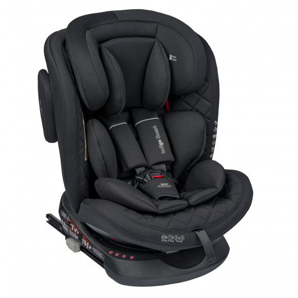 Автокресло Indigo SMART ISOFIX, группа 0+1+2+3 - черный