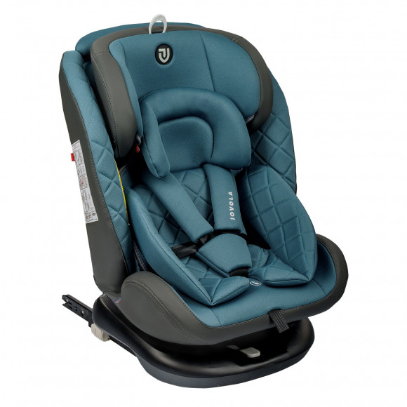 Автокресло Indigo Fuller ISOFIX, группа 0+1+2+3 - синий-т.серый