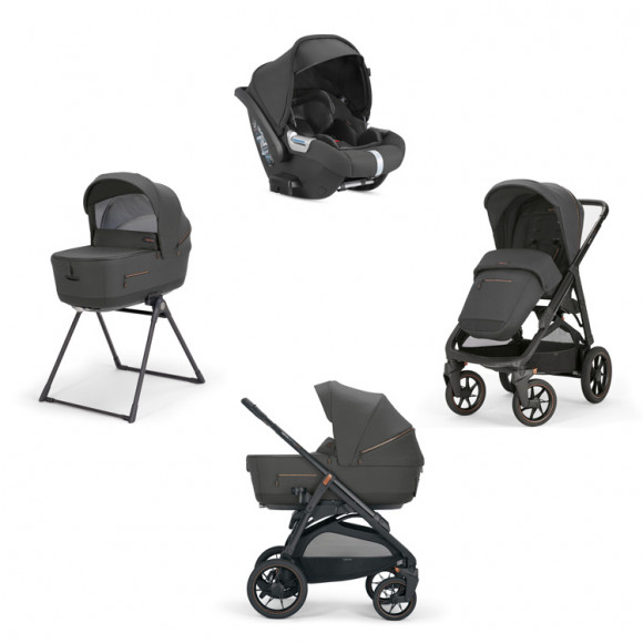 Коляска 3 в 1 Inglesina Aptica XT (DRW I-Size) с подставкой под люльку Stand Up - Magnet Grey