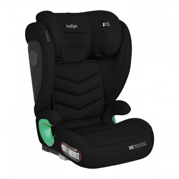 Автокресло Indigo DEFENDER I-SIZE ISOFIX, группа 2+3  - Черный