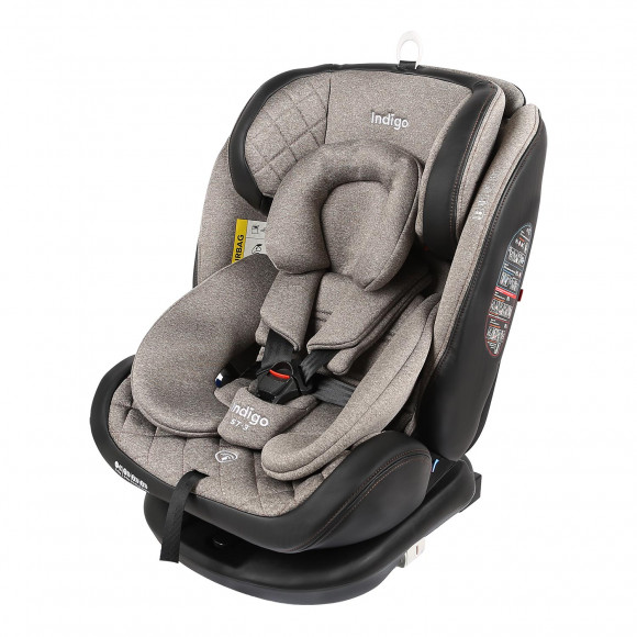 Автокресло Indigo AERO ISOFIX, ST-3, группа 0+1+2+3 - бежевый