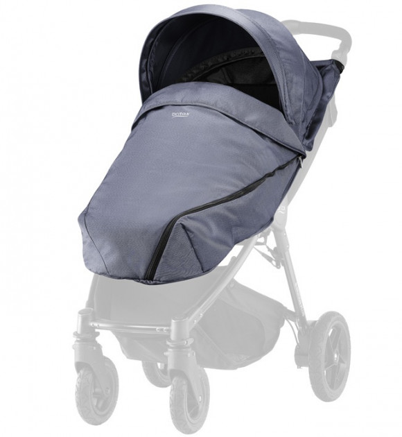 Капор и накидка Britax Roemer для коляски B-Agile/ B-Motion 4 Plus - Blue Denim