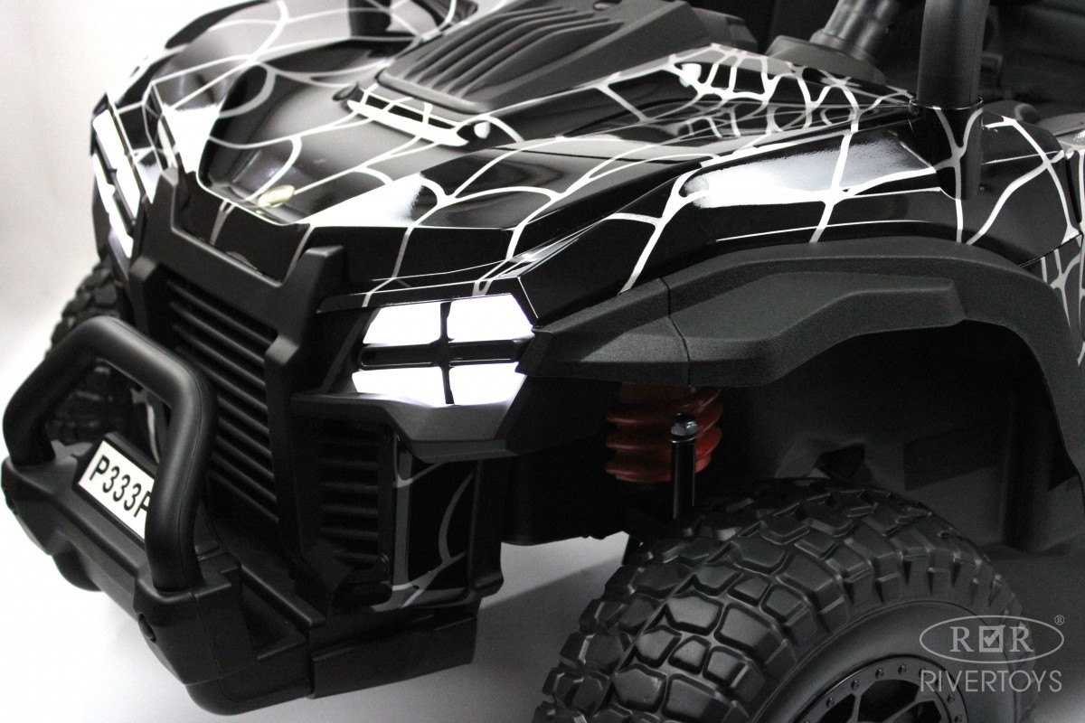 Детский электромобиль RiverToys Buggy P333PP черный Spider qdeqh20jmvw848hzq6nmukarw19jnbfu