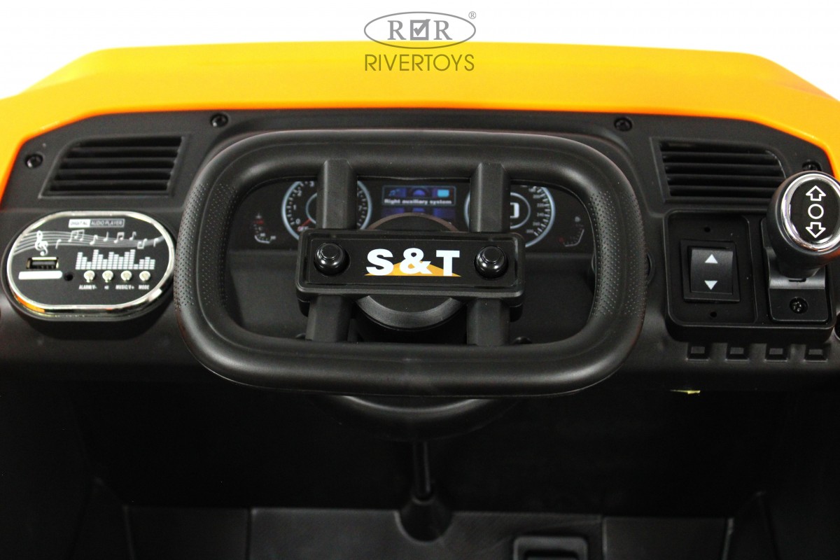 Детский электромобиль RiverToys K555PX оранжевый 2l663p7nw2flmqrrsarcxjm7wpup67gc