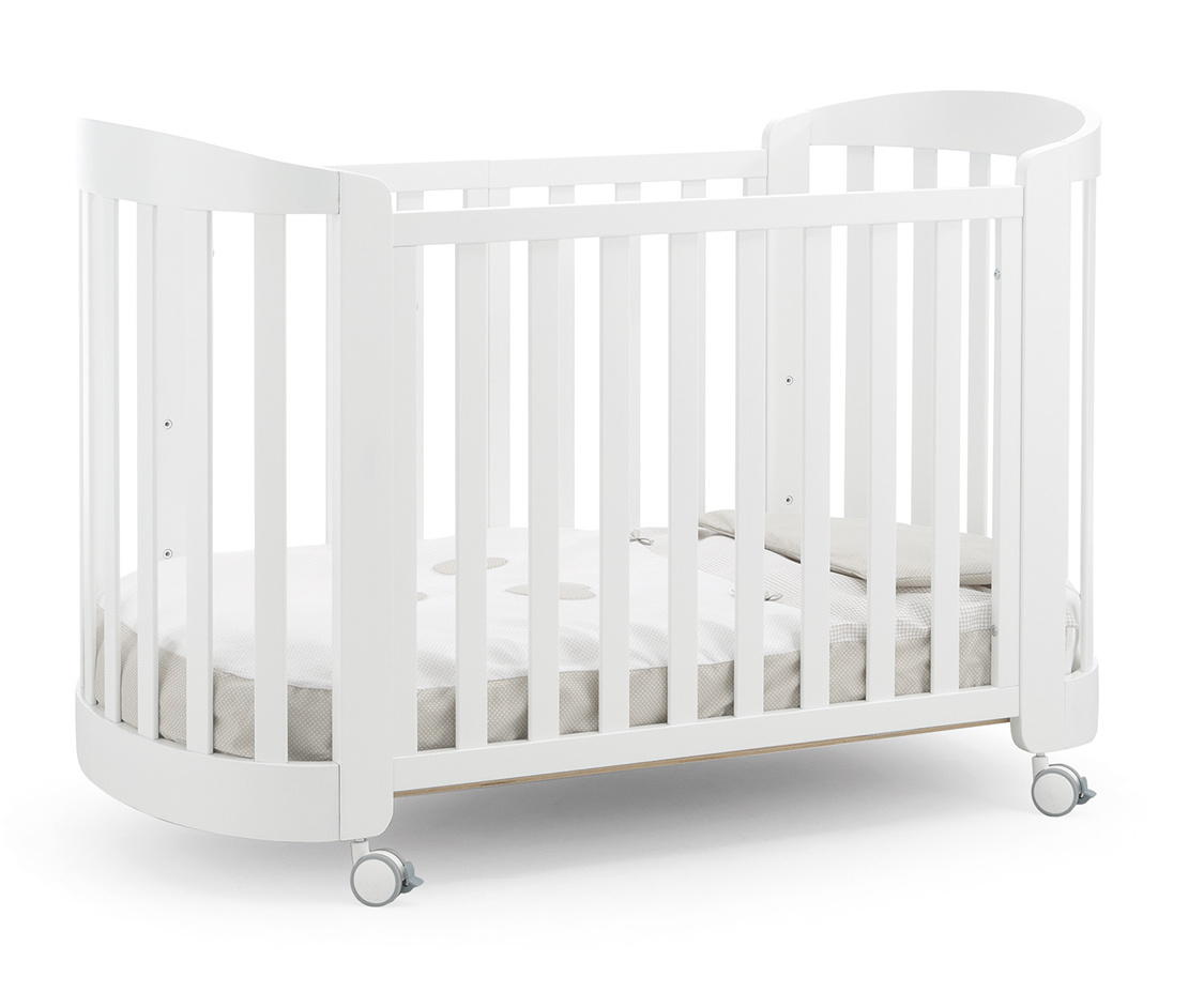 Детская кроватка Erbesi Sweet с матрасом Белый 90kc5mlfcduwcp8x0kvhs21pc2vyt14q