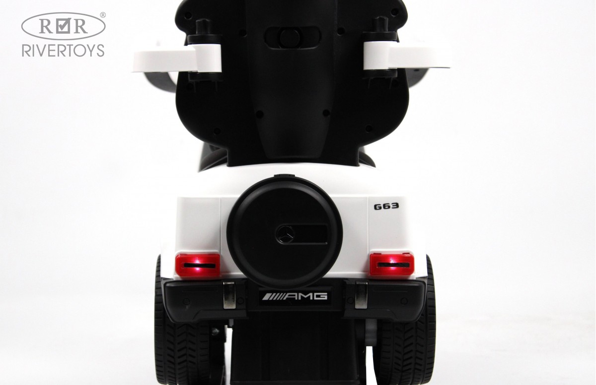 Детский толокар RiverToys Mercedes-Benz G63 Z001ZZ-C белый бриллиант t0e45zponeqb0gar8z5f3wbv74zj3uea