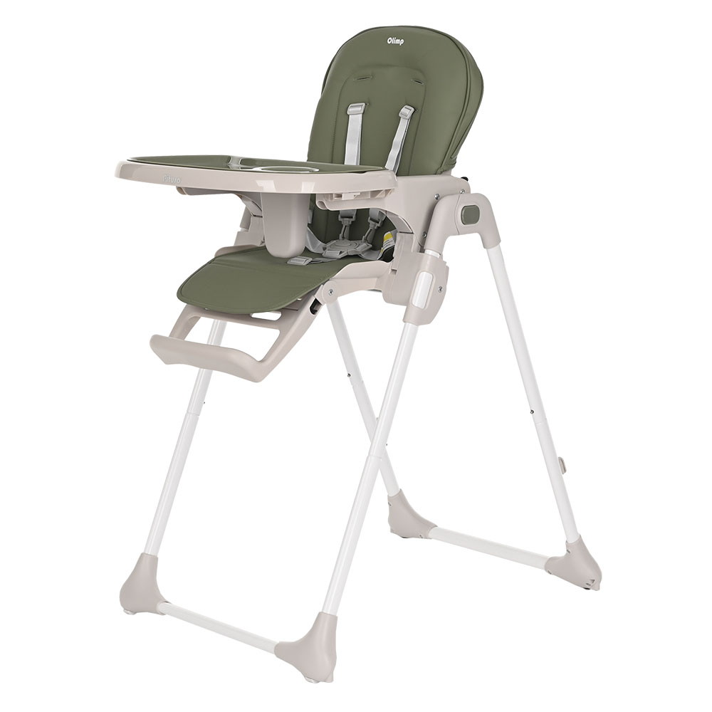 Детский стул для кормления Pituso Olimp, Eco-кожа, вкладыш Dark Green/Темно-зеленый ljnae2gm2xob45wz9vla8sad456j3ad1
