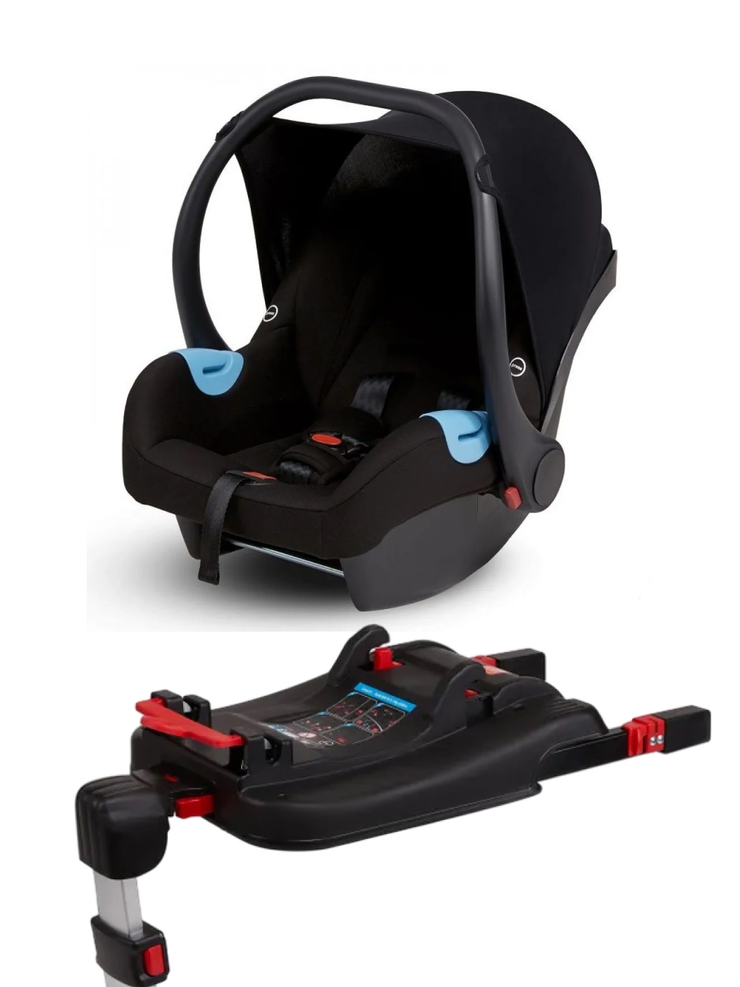 Автокресло Anex BIUCO c базой IsoFiX Karwala  (Black)