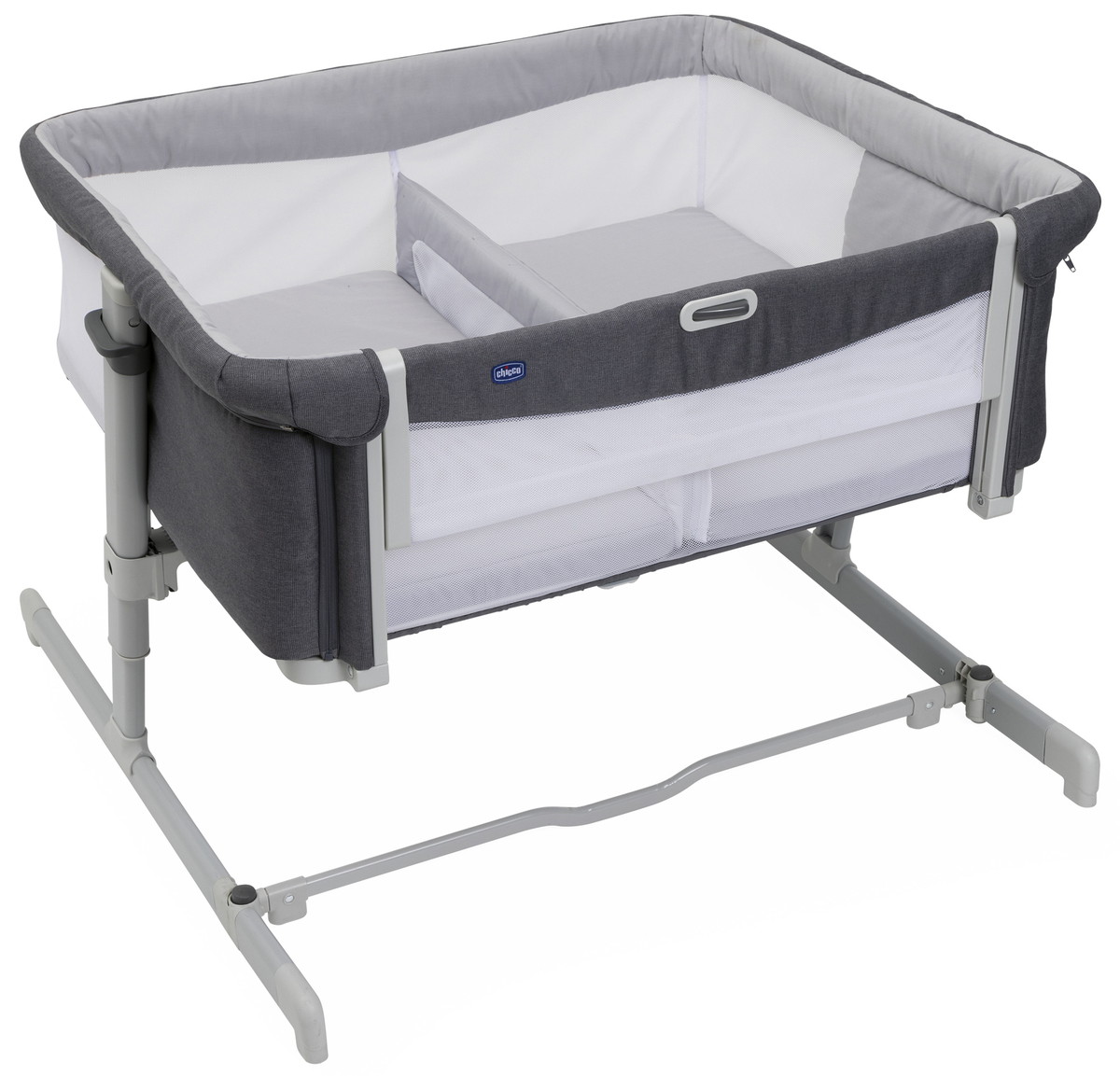 Кроватка детская Chicco NEXT2ME TWINS (MAGNET GREY)