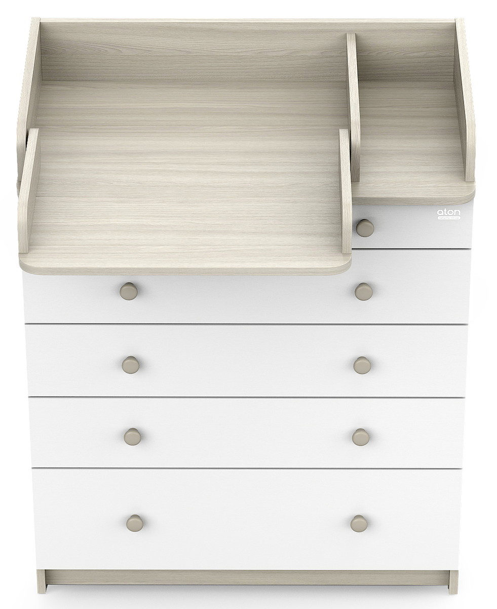 Детский пеленальный комод Атон Leo 805 с органайзером, ЛДСП шимо светлый-белый ammv6lk5nc852knmydlir7op3xqocl0c