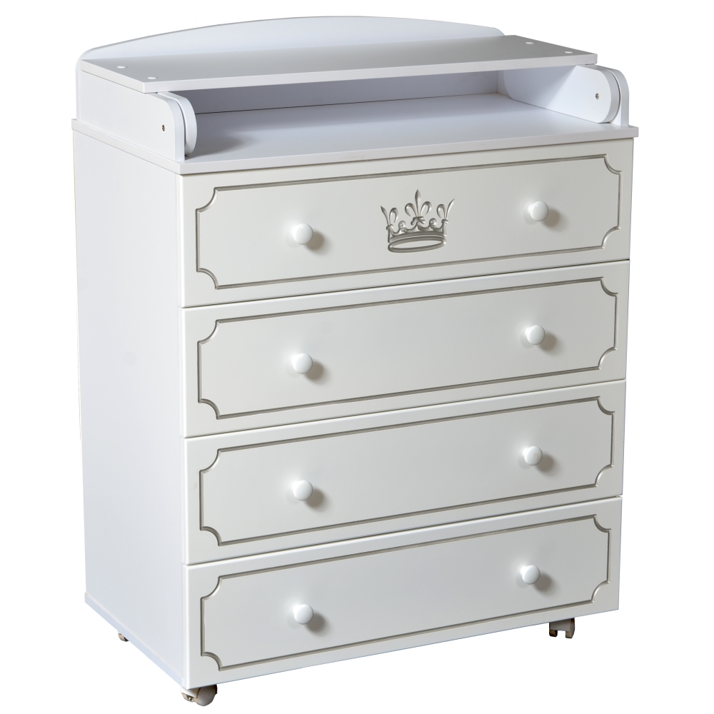 Пеленальный комод Антел Nikol 800/4 МДФ Белый 108131256-pelenalnii-komod-antel-nikol-800-4-mdf-belii