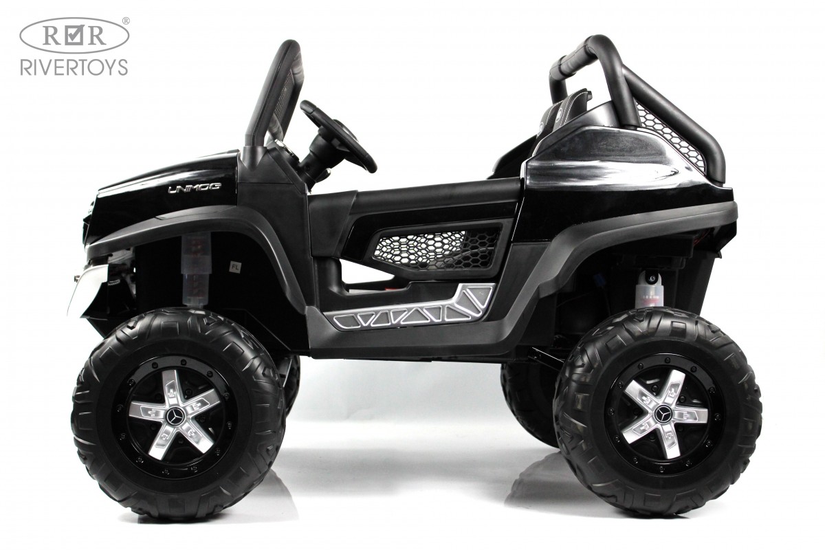 Детский электромобиль RiverToys Mercedes-Benz Unimog Concept P555BP Черный глянец j39p63yibtd5tjo6bb089sju05egk7yb