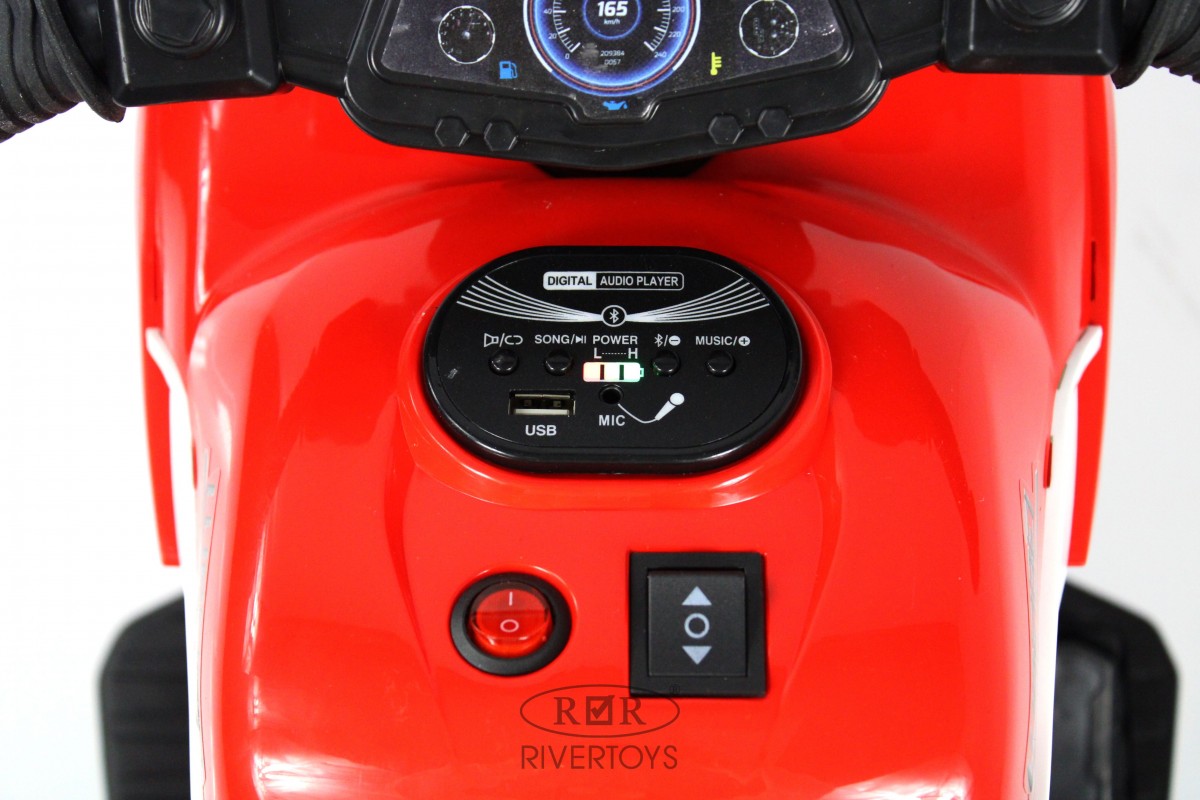 Детский электромотоцикл RiverToys G004GG красный wjioselbei8041a32n2neqhjpsjgoxj5