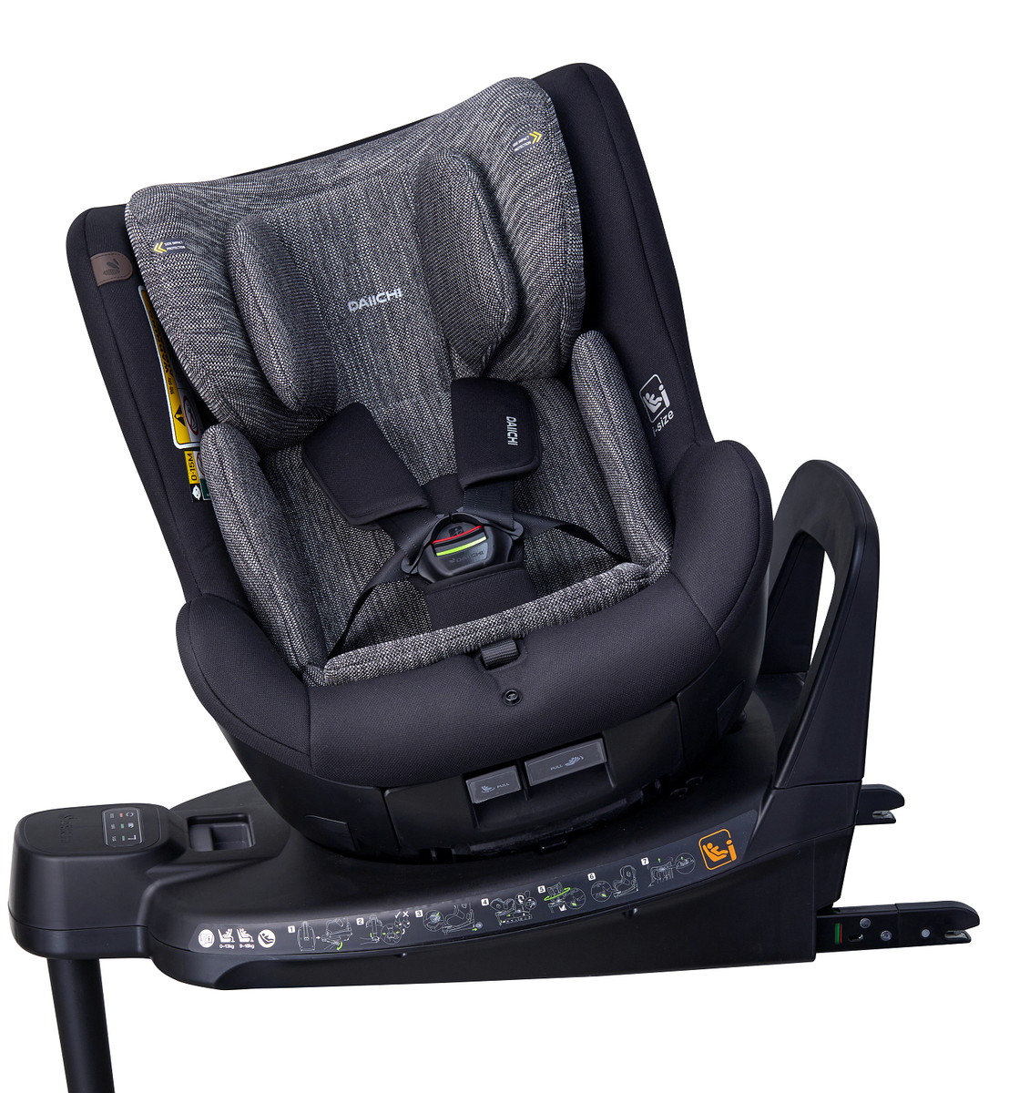 Автокресло DAIICHI™ One-FIX 360 season2 i-Size (DA-D5100) Two-tone Black 8m95ha1v6xc0z5h9vv2iwy72d5l52pg0