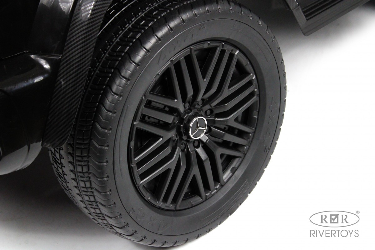 Детский электромобиль RiverToys Mercedes Benz G63 Y777YY черный 2j17liu1bhhcvn6u14noug6u9wnhrmtv