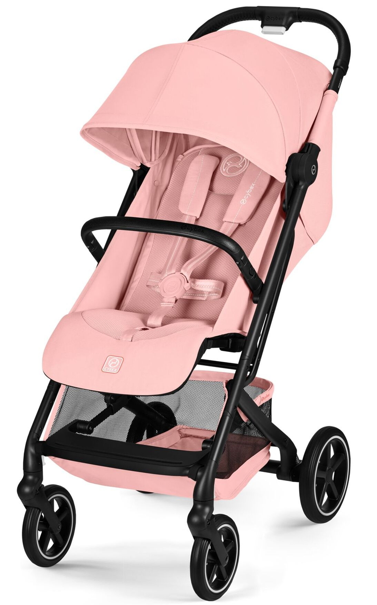 Прогулочная коляска Cybex Beezy NEW (Candy Pink c дождевиком и бампером)