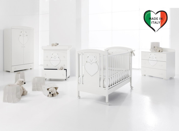 Детская кроватка Erbesi Cucciolo Lulu White (белый) kokk7apbayde8srfa1ynjnj4m6vibhe8