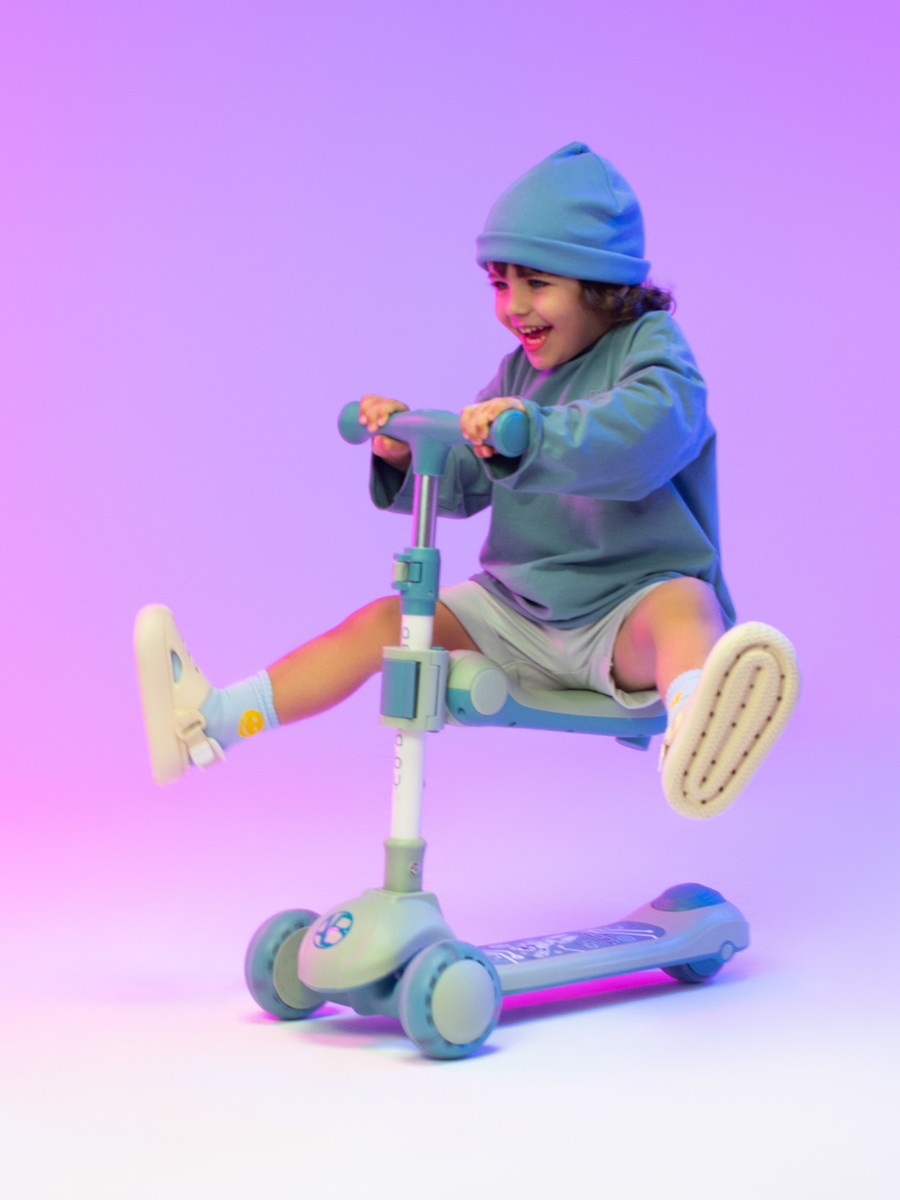 Самокат (кикборд) трехколесный Amarobaby Art Синий 021l2hazwiowrjlsnhn577wqtl2dclze