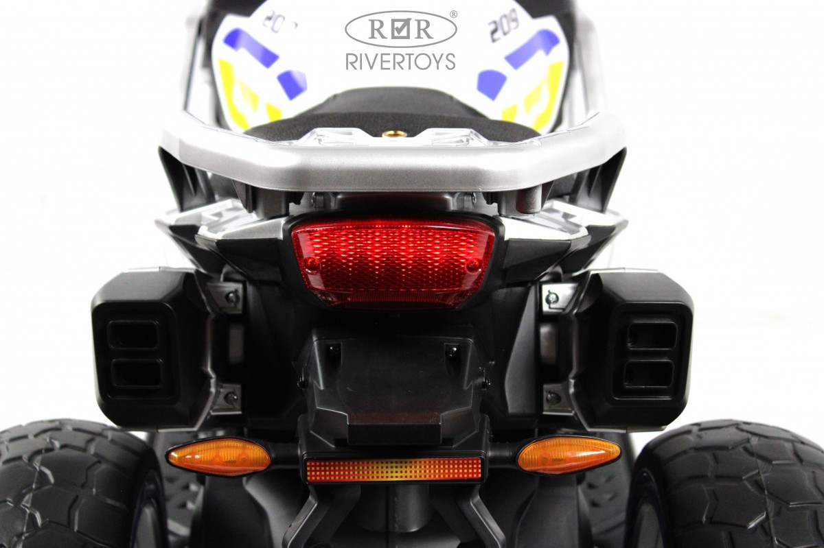 Детский электромотоцикл RiverToys М111БХ белый hukvelb9ksmrp4ab4erbg2vz07ko91yb