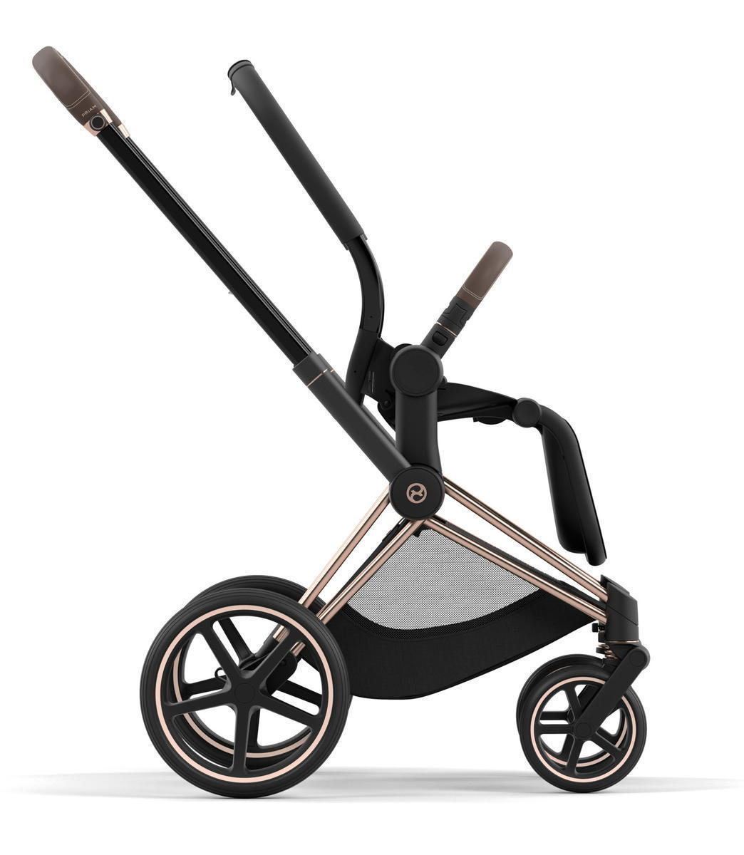 Коляска 2 в 1 Cybex Priam IV (шасси Rosegold) Sepia Black izza6163s2ktrd2wdufg3rp13950y2s5