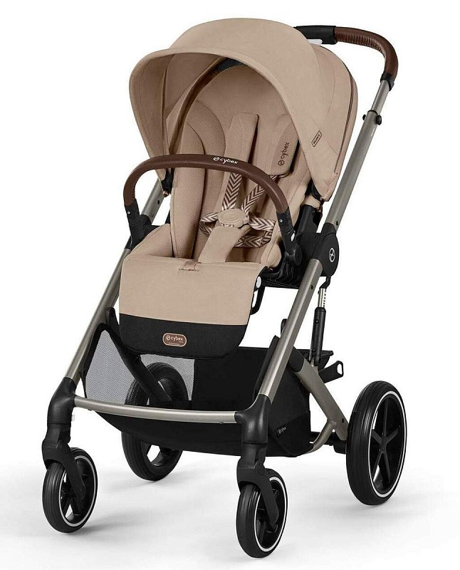 Прогулочная коляска Cybex Balios S Lux TPE (Almond Beige с дождевиком)
