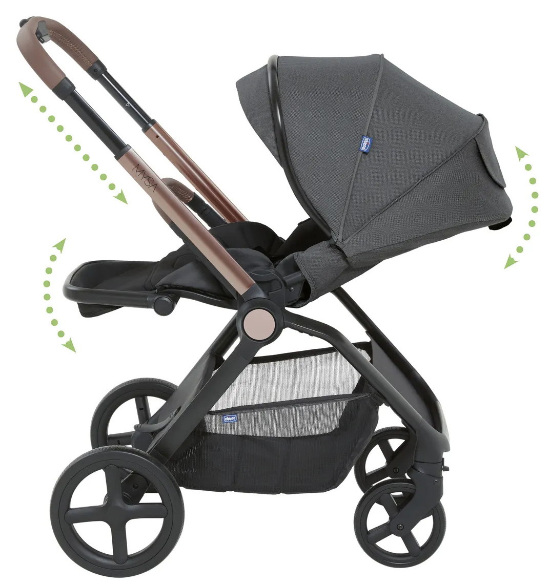 Коляска Chicco Mysa 2 в 1 Black Satin 1a8pivdyyxsnuschup2wvgariegz9p6w
