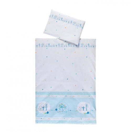 Комплект белья из 4-х предметов Schardt Birdy белый/голубой srj33rsndcpke7ntooeylgidka1akcwt