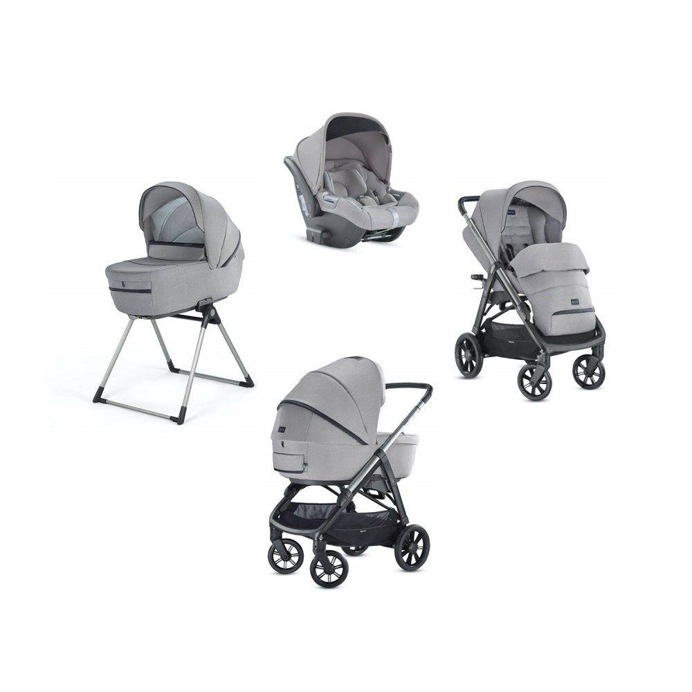 Коляска 3 в 1 Inglesina Aptica System Quattro Silk Grey/Black fcd004834c1cdc3c8c24c3853c89d555