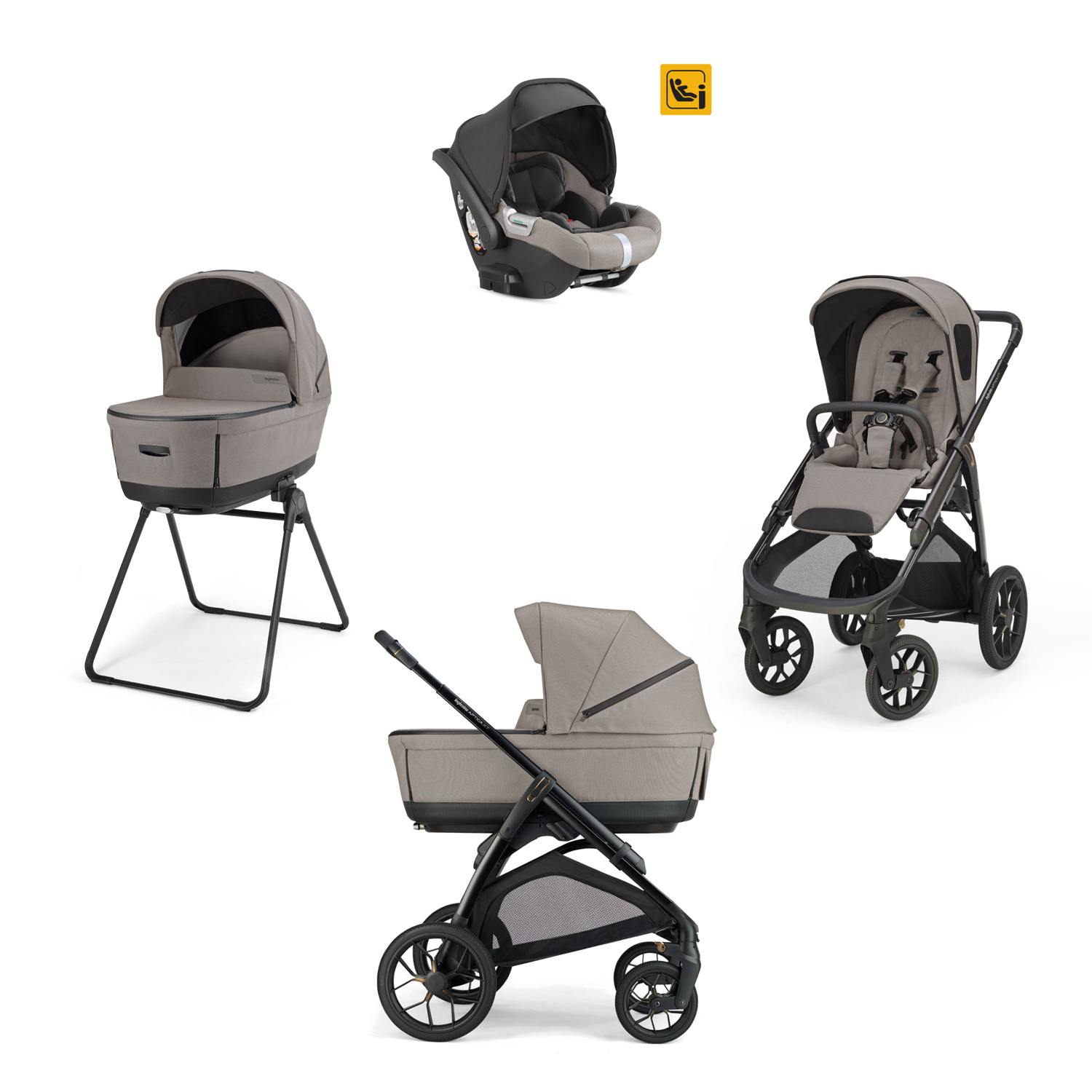 Коляска 3 в 1 Inglesina Aptica XT (Darwin I-Size) (Tundra Beige 2026)