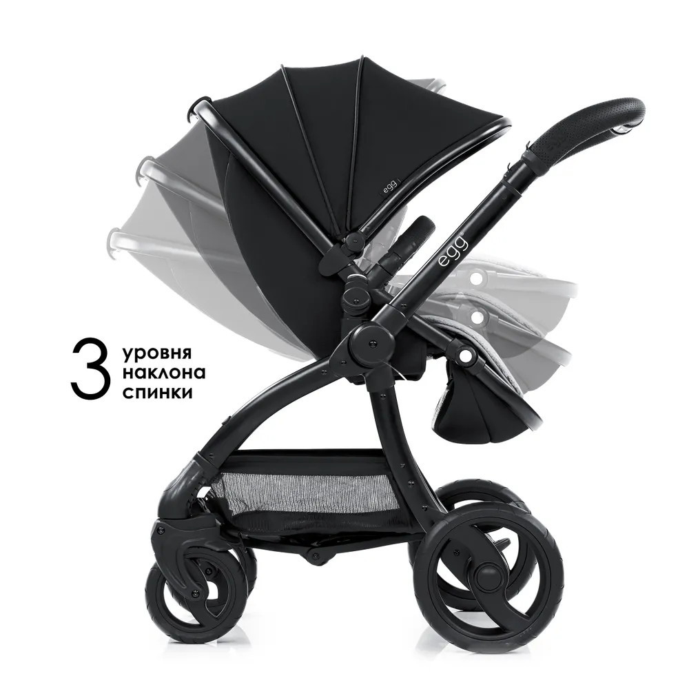 Прогулочная коляска Egg Just Black & Matt Black Chassis bo5lox1mfuxnd0jdsjlcm9e2580thu96