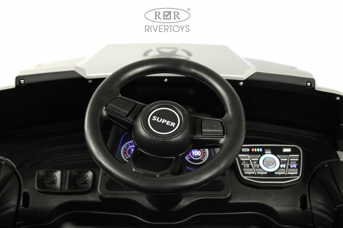 Детский электромобиль RiverToys X888XX серый y826g8zqjxml66da6mgy39um3a1vaxnh