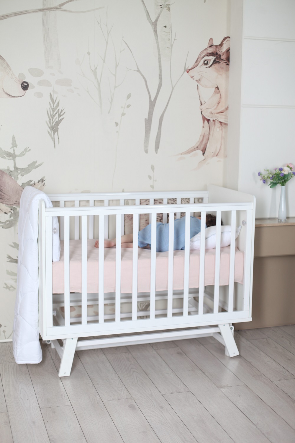 Детская кроватка Sweet Baby Nuovo с маятником Белая /Белая 108135255-detskaya-krovatka-sweet-baby-nuovo-s-mayatnikom-belaya-belaya