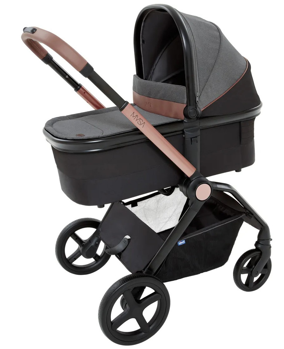 Коляска Chicco Mysa 2 в 1 Black Satin 7foru46v1je8jt6b7e5emjqn98jltqi2