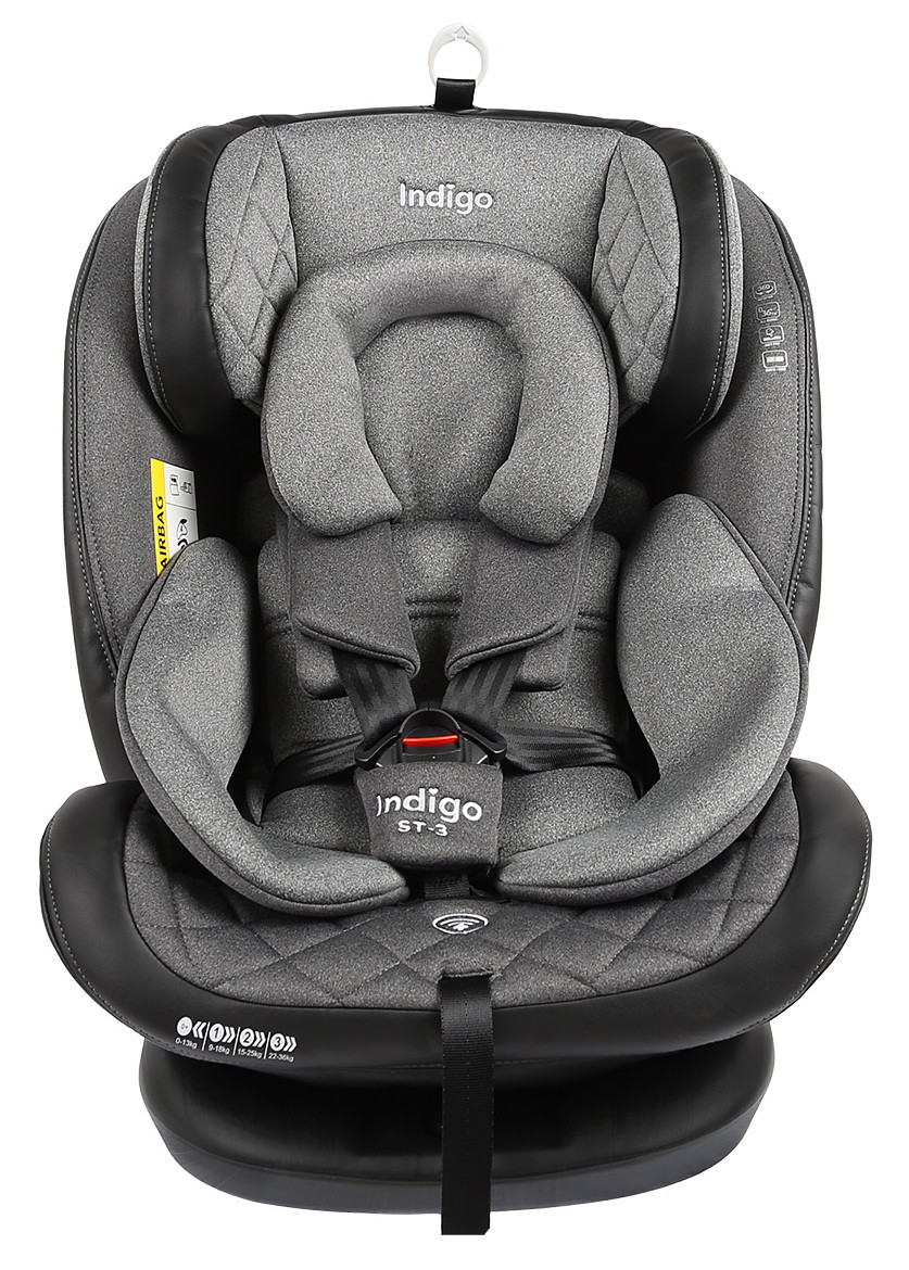 Автокресло Indigo AERO ISOFIX, ST-3, группа 0+1+2+3 серый 7j4nwz0xc1hvx5jb48u3g5joffh8rgm3