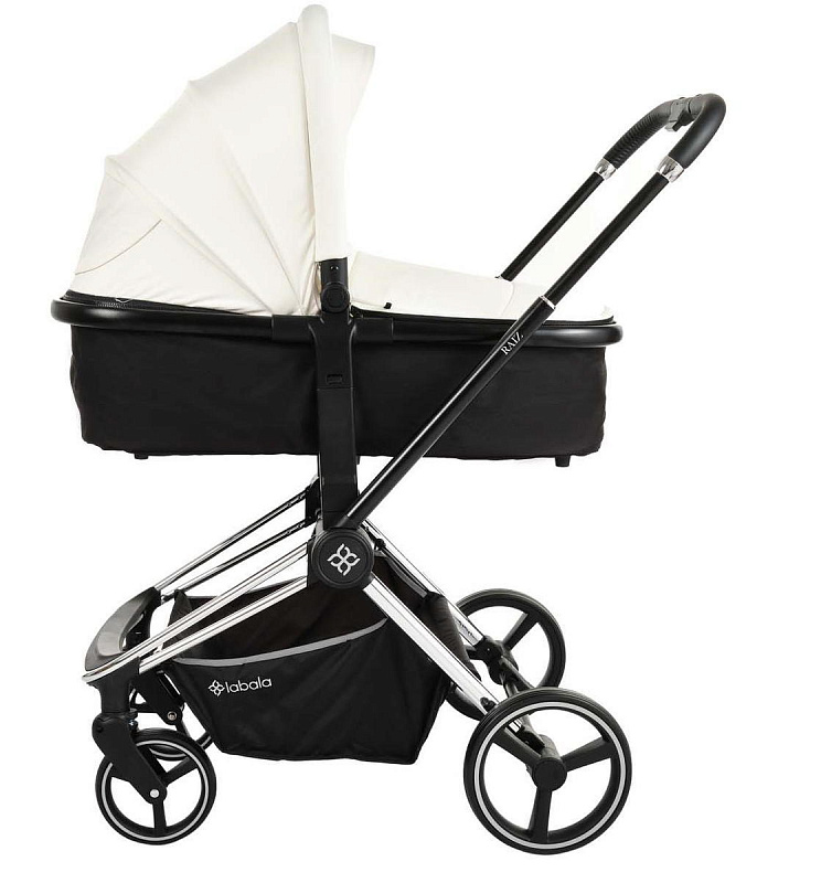 Коляска 2 в 1 Labala RAIZ White4