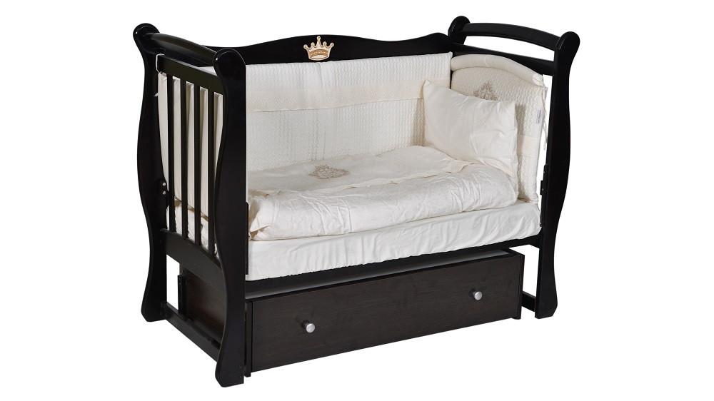 Детская кроватка Oliver Viana Elegance с универсальным маятником и ящиком Слоновая кость 91f74x3v0xjjrpric7hscpet5te9v0df