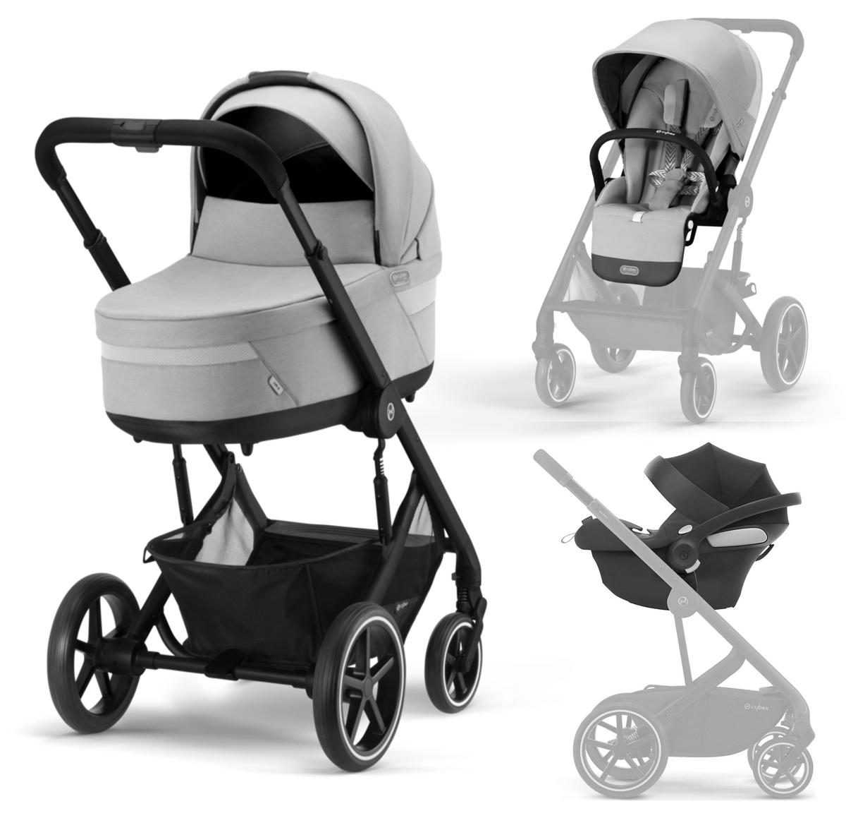 Коляска 3 в 1 Cybex Balios S Lux BLK Lava Grey monhlco9j72o44d8mfke3myqua37sc3v
