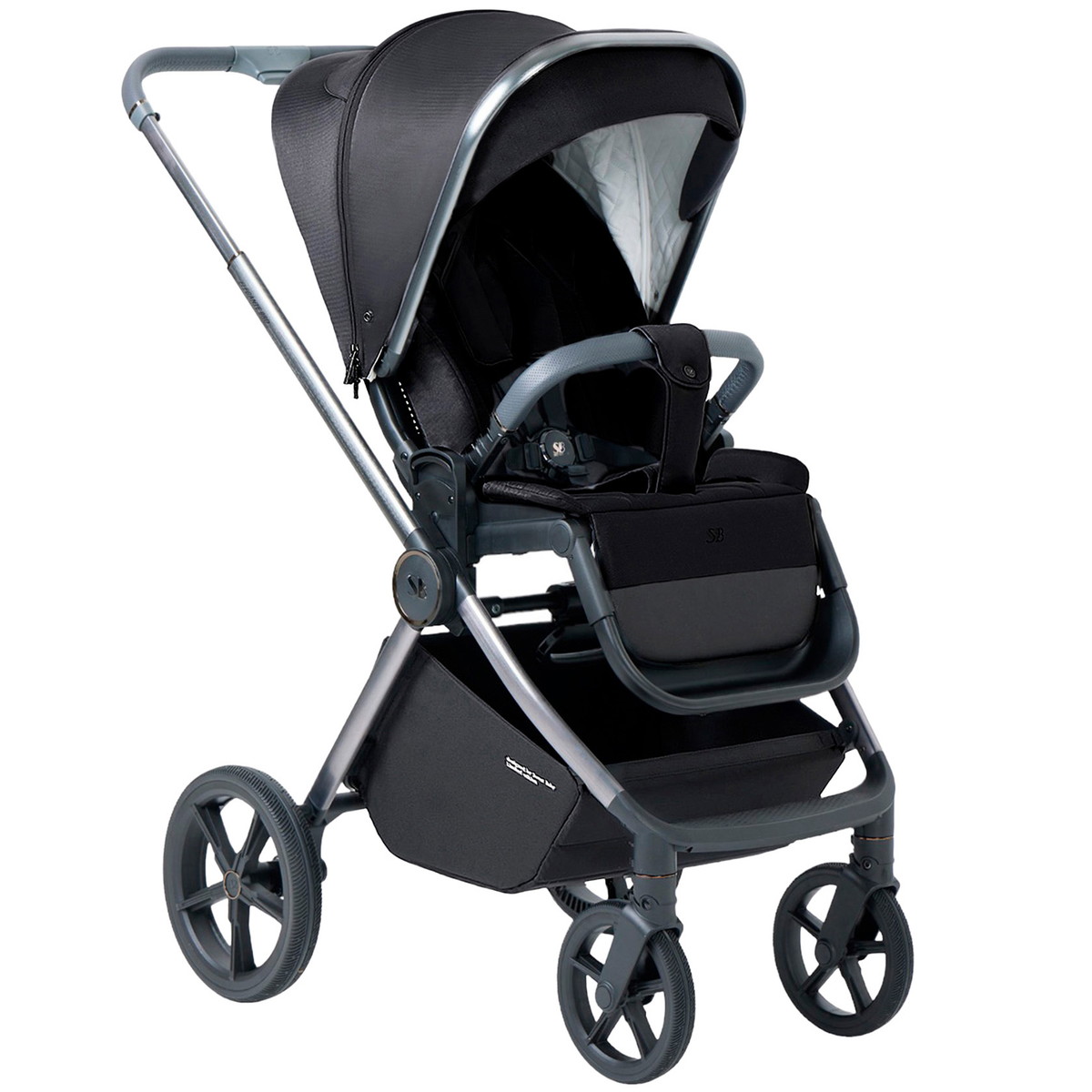 Коляска 2 в 1 Sweet Baby Elegante BRD Black 82dzj383ricp86108aem81umazb621gi