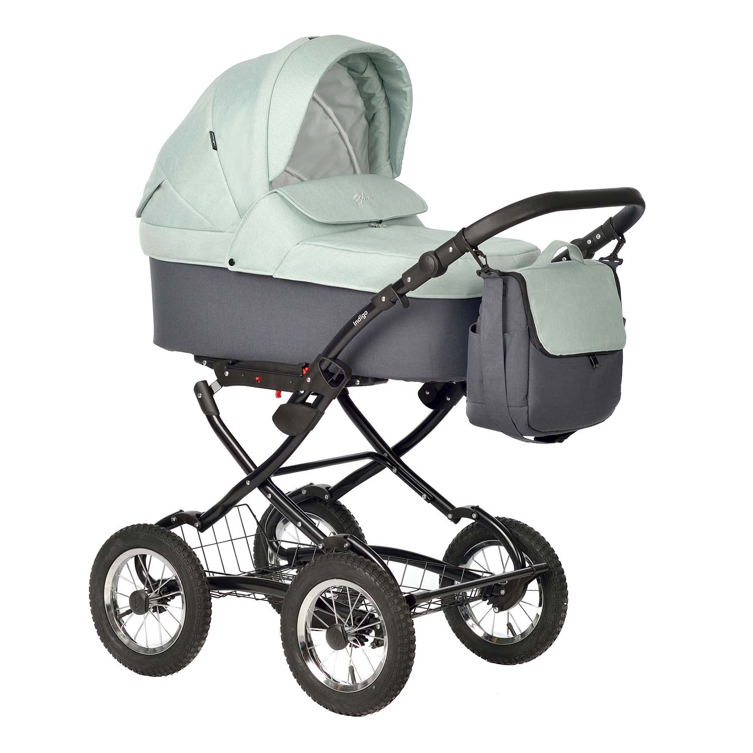 Коляска Indigo BLUES Classic  шалфей e5d5f3f1c7ba063817c73d3db0a195e3