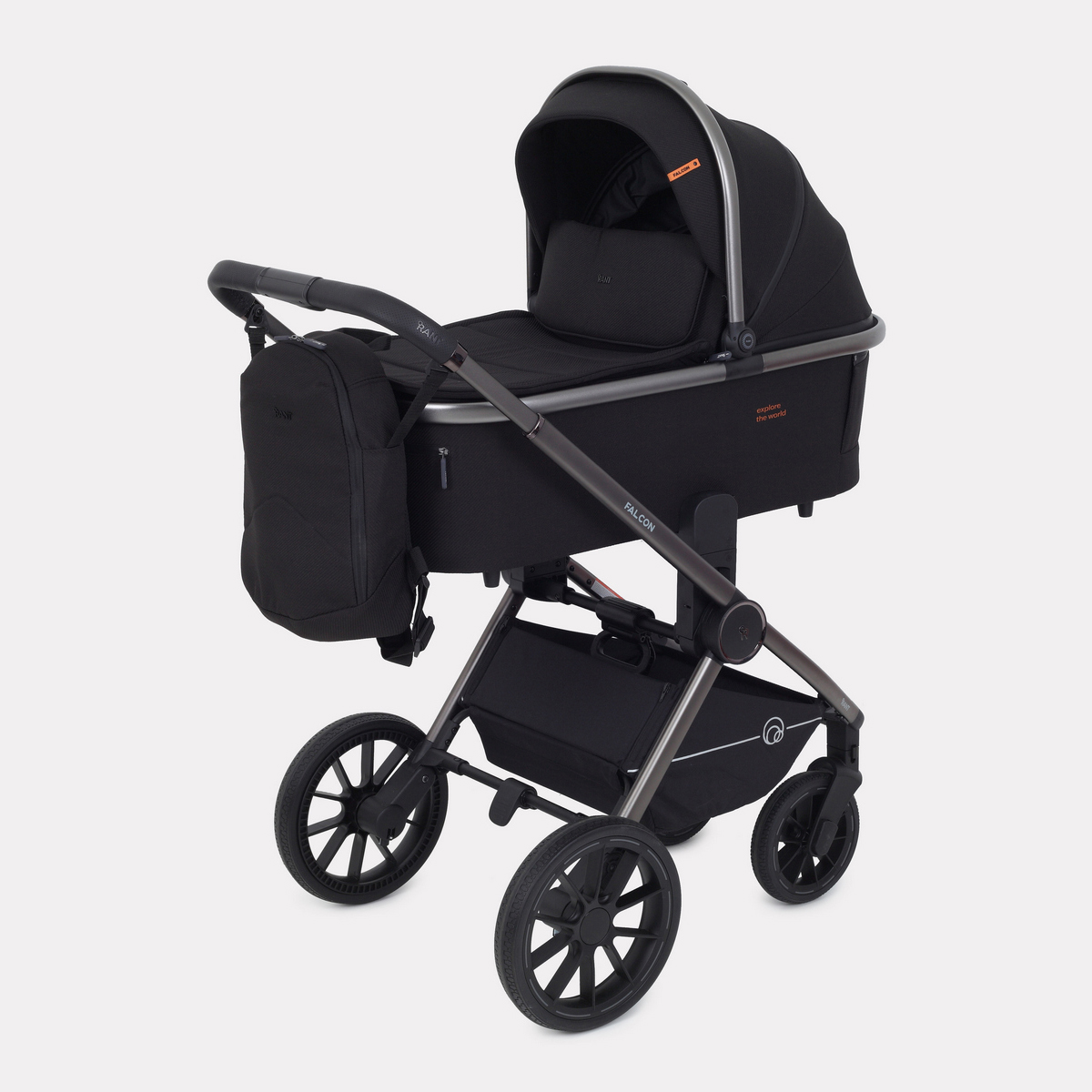 Коляска 3 в 1 RANT FALCON Black 108134781-kolyaska-3-v-1-rant-falcon-black