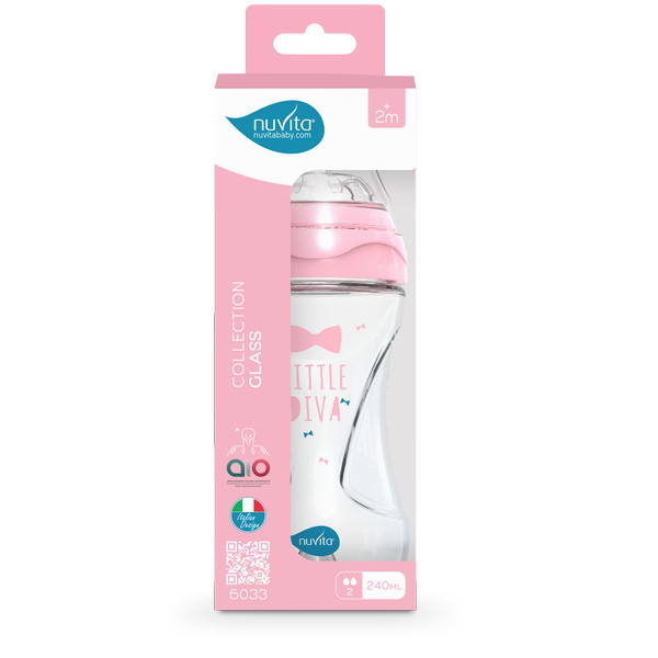Антиколиковая бутылочка Nuvita 6033 Glass Collection 240мл, стекло розовый 9snm4ef5bw9hbhkemh5dijnsiftw5d2i