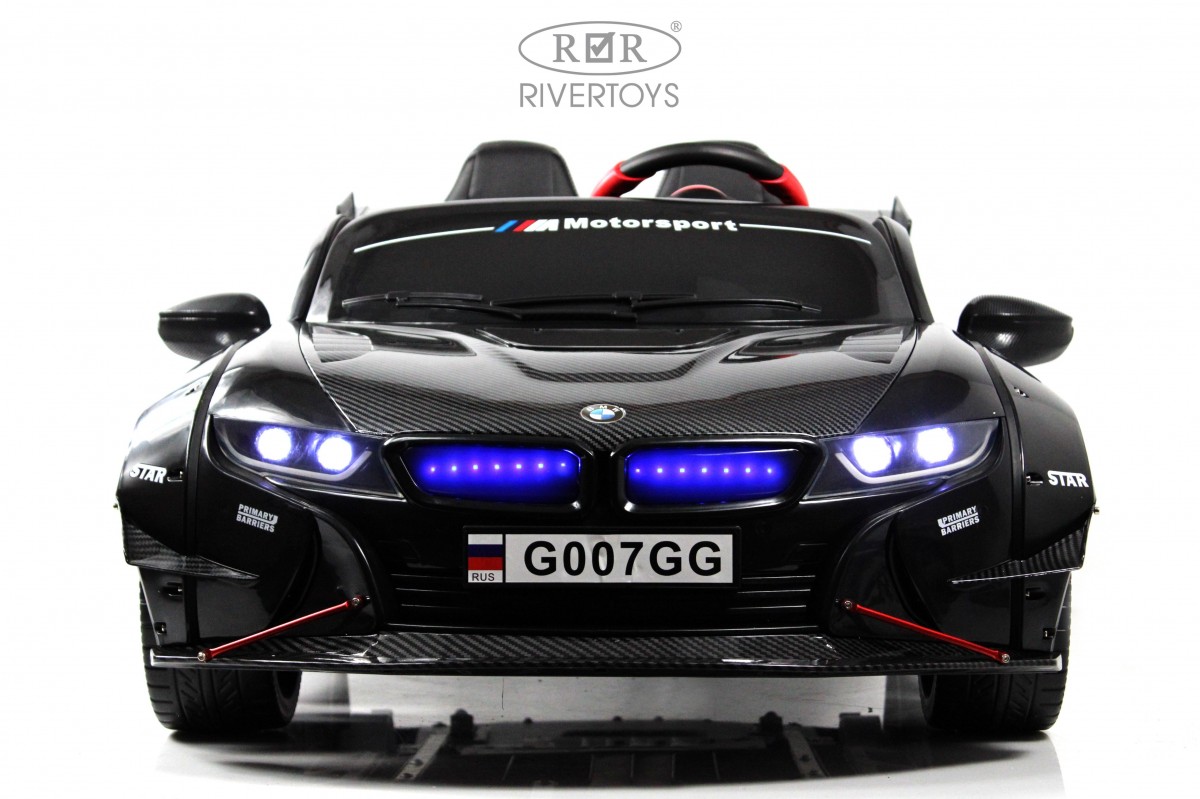 Детский электромобиль RiverToys G007GG черный 2jaubhsw8i2er12a8d18v967e57yc983