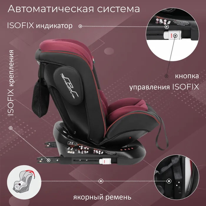 Автокресло Sweet Baby Crosstour 360 SPS Isofix wine/black f0qg757082locn48snmdoi8ttzsjfj60