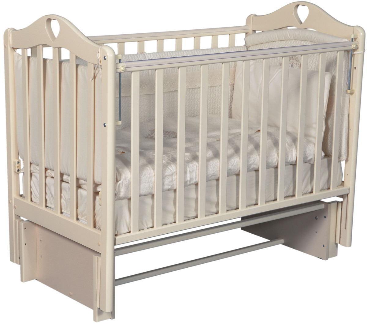 Детская кроватка ByTwinz Estelle 5 универсальный маятник слоновая кость 8me6533p35oqe504rxo9r59ogpzmmfme