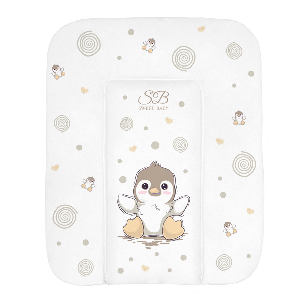 Пеленальный матрасик 58х71 Sweet Baby Pinguino Crema (пингвин бежевый) lh11k4312xlsm3o2k0d2sto71q4kzcys