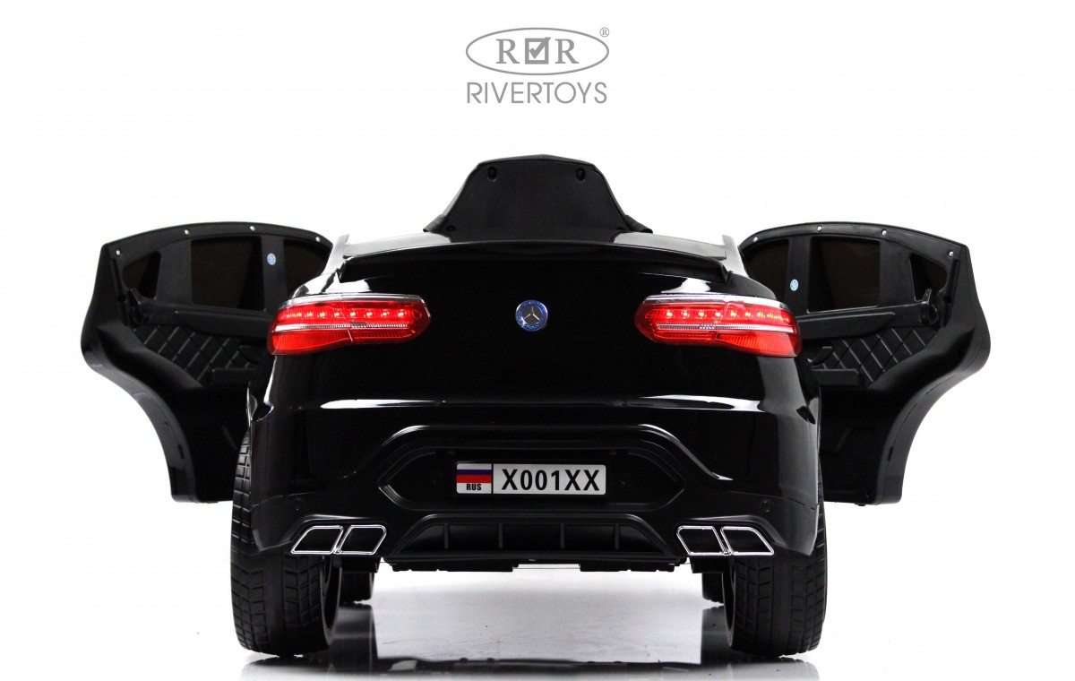 Детский электромобиль RiverToys X001XX черный глянец qludfskrsnw7feqamaxm2bf2jm7mi7x7