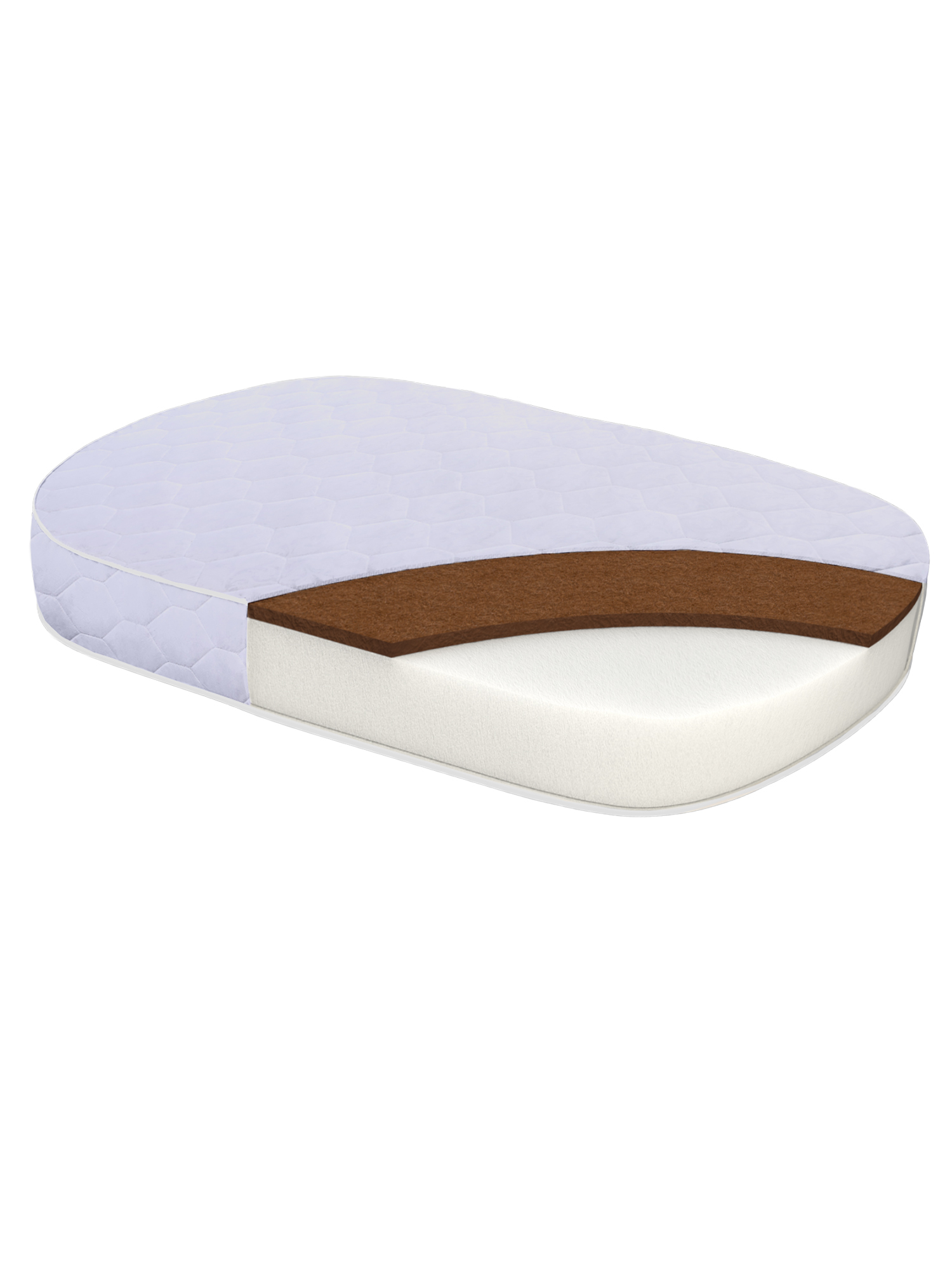 Матрас в кроватку Sweet Baby COCOS Comfort Barocco Palermo 119x59х10 (белый)